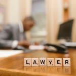 a lawyer in his office